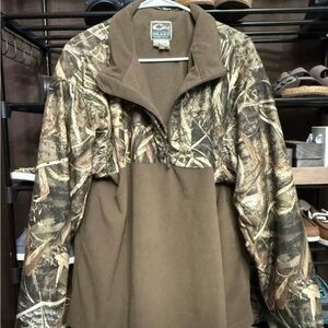 Drake Brown and Camo Outdoor Pullover